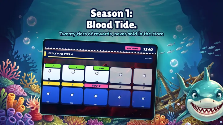 The Tide Pass: a season of reward tiers